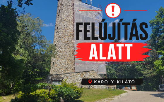 Megújul a 90 éves Károly-kilátó